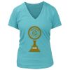 Women's Premium Deep V-Neck T-Shirt Thumbnail