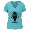 Women's Premium Deep V-Neck T-Shirt Thumbnail