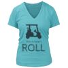 Women's Premium Deep V-Neck T-Shirt Thumbnail