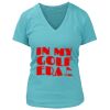 Women's Premium Deep V-Neck T-Shirt Thumbnail