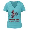 Women's Premium Deep V-Neck T-Shirt Thumbnail