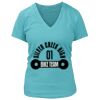 Women's Premium Deep V-Neck T-Shirt Thumbnail
