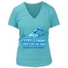 Women's Premium Deep V-Neck T-Shirt Thumbnail
