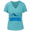 Women's Premium Deep V-Neck T-Shirt Thumbnail