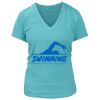 Women's Premium Deep V-Neck T-Shirt Thumbnail