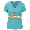 Women's Premium Deep V-Neck T-Shirt Thumbnail