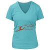 Women's Premium Deep V-Neck T-Shirt Thumbnail