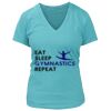 Women's Premium Deep V-Neck T-Shirt Thumbnail