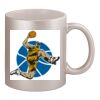 11oz Metallic Silver Mug Thumbnail