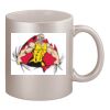 11oz Metallic Silver Mug Thumbnail