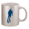 11oz Metallic Silver Mug Thumbnail