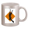 11oz Metallic Silver Mug Thumbnail