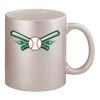 11oz Metallic Silver Mug Thumbnail