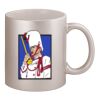 11oz Metallic Silver Mug Thumbnail