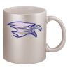 11oz Metallic Silver Mug Thumbnail