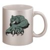 11oz Metallic Silver Mug Thumbnail