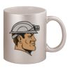 11oz Metallic Silver Mug Thumbnail