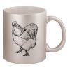 11oz Metallic Silver Mug Thumbnail