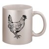 11oz Metallic Silver Mug Thumbnail