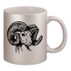 11oz Metallic Silver Mug Thumbnail