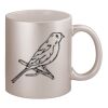 11oz Metallic Silver Mug Thumbnail