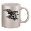 11oz Metallic Silver Mug Thumbnail
