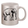 11oz Metallic Silver Mug Thumbnail