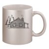 11oz Metallic Silver Mug Thumbnail