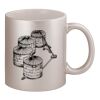 11oz Metallic Silver Mug Thumbnail