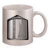 11oz Metallic Silver Mug Thumbnail