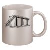 11oz Metallic Silver Mug Thumbnail