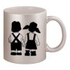 11oz Metallic Silver Mug Thumbnail