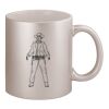 11oz Metallic Silver Mug Thumbnail