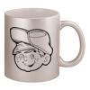 11oz Metallic Silver Mug Thumbnail