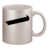 11oz Metallic Silver Mug Thumbnail