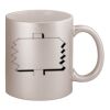 11oz Metallic Silver Mug Thumbnail
