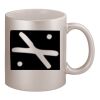 11oz Metallic Silver Mug Thumbnail