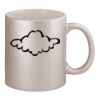 11oz Metallic Silver Mug Thumbnail