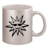 11oz Metallic Silver Mug Thumbnail