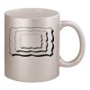 11oz Metallic Silver Mug Thumbnail