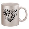 11oz Metallic Silver Mug Thumbnail