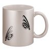 11oz Metallic Silver Mug Thumbnail