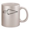 11oz Metallic Silver Mug Thumbnail