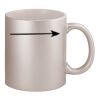 11oz Metallic Silver Mug Thumbnail