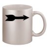 11oz Metallic Silver Mug Thumbnail