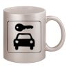 11oz Metallic Silver Mug Thumbnail