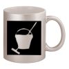 11oz Metallic Silver Mug Thumbnail