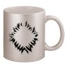 11oz Metallic Silver Mug Thumbnail