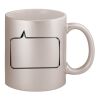 11oz Metallic Silver Mug Thumbnail