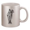 11oz Metallic Silver Mug Thumbnail